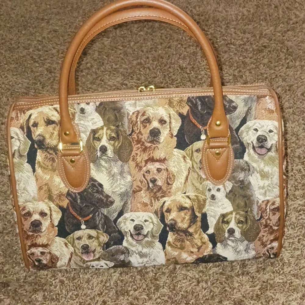 Dog Print Travel Bag/Overnight Bag ✈️